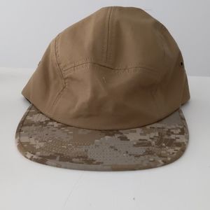 Norse Projects 5-Panel Brown / Tan Camo Hat